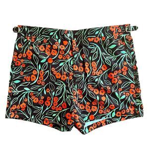 Todd Snyder Men's NWT Slim Riviera 5" Swim Trunk Shorts - Poppy Vine Floral - 38